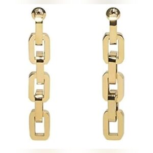 Eddie Borgo Supra Link Earrings 12k Gold Vermeil